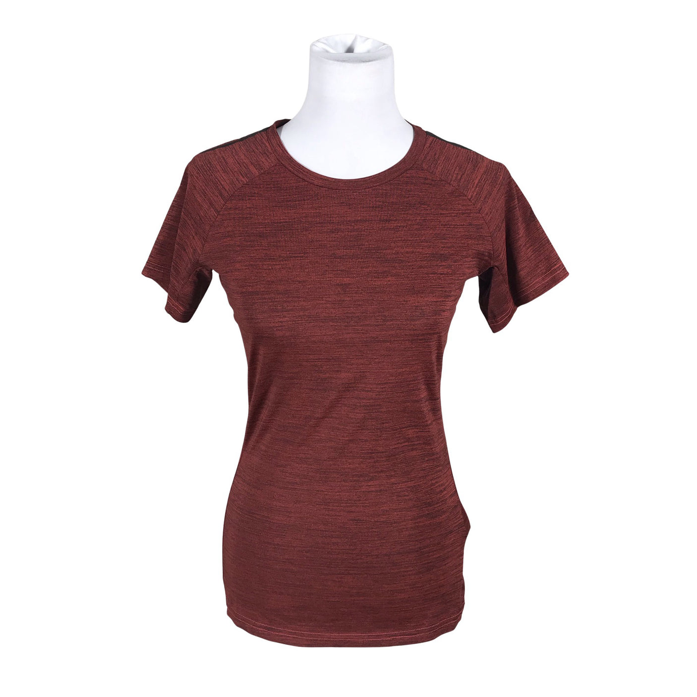 Unisex Adidas - Sports shirt, short sleeve, size 34 - Wine red (2)