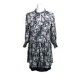 Unisex Part two - Schiffon tunic, size 36 - Blue ()