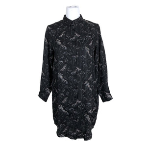 Unisex Uhana Design - Schiffon dress, size 38 - Black (1)