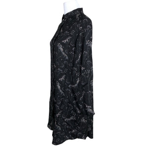 Unisex Uhana Design - Schiffon dress, size 38 - Black (4)