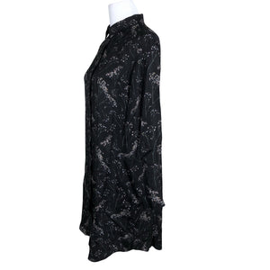 Unisex Uhana Design - Schiffon dress, size 38 - Black (3)
