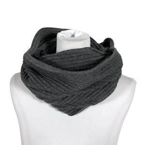 Unisex Design House Stockholm - Circle scarf, size Ei kokoa - Gray (1)