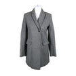 Unisex Turnover - Wool coat, size 38 - Gray ()