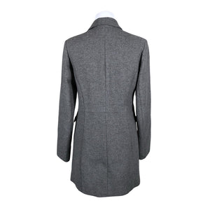Unisex Turnover - Wool coat, size 38 - Gray (2)