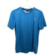 Unisex Adidas - Sports shirt, short sleeve, size 158 - 164 - Blue ()