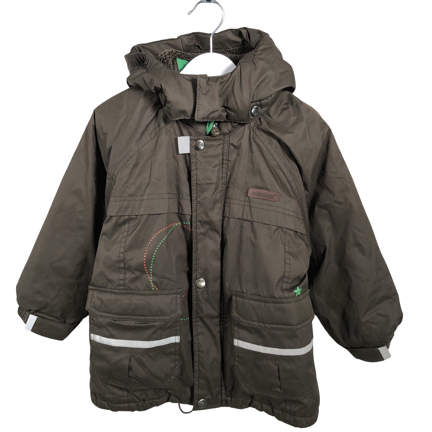 Unisex Jonathan - Winter jacket, size 98 - 104 - Brown (1)