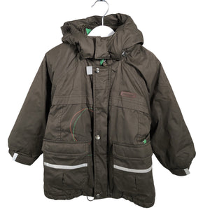 Unisex Jonathan - Winter jacket, size 98 - 104 - Brown (1)