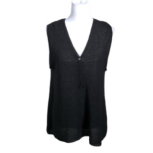 Unisex The Masai - Knit vest, size 38 - Black (1)