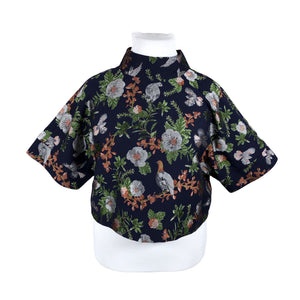 Unisex Hálo - Short-sleeved blouse, size 44 - Blue (1)