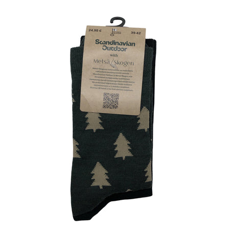 Unisex Sukkamestarit - Socks, size 39 - Green ()