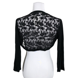 Unisex Esprit - Knit bolero jacket, size 40 - Black (5)