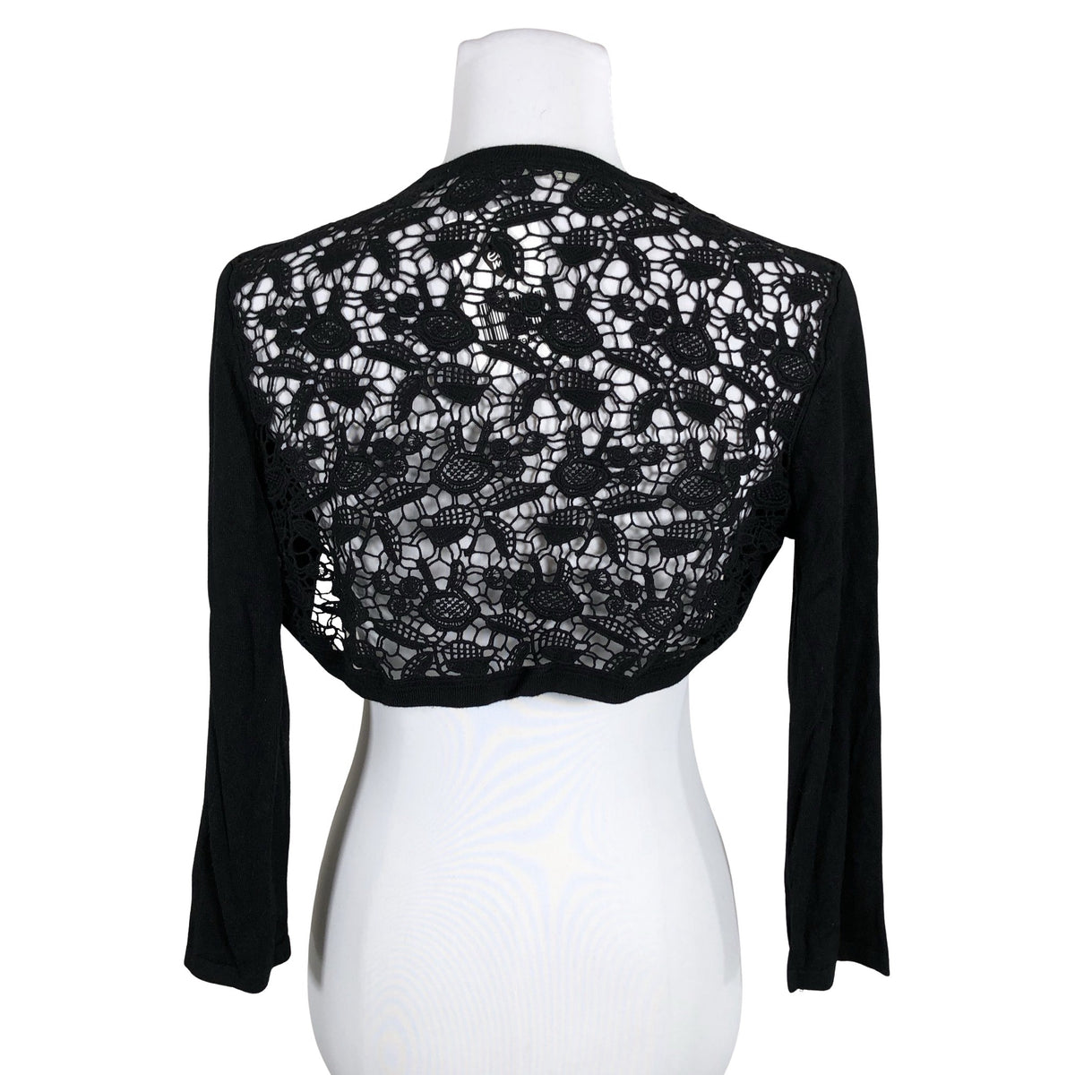 Unisex Esprit - Knit bolero jacket, size 38 - Black (5)
