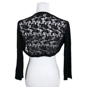 Unisex Esprit - Knit bolero jacket, size 38 - Black (5)