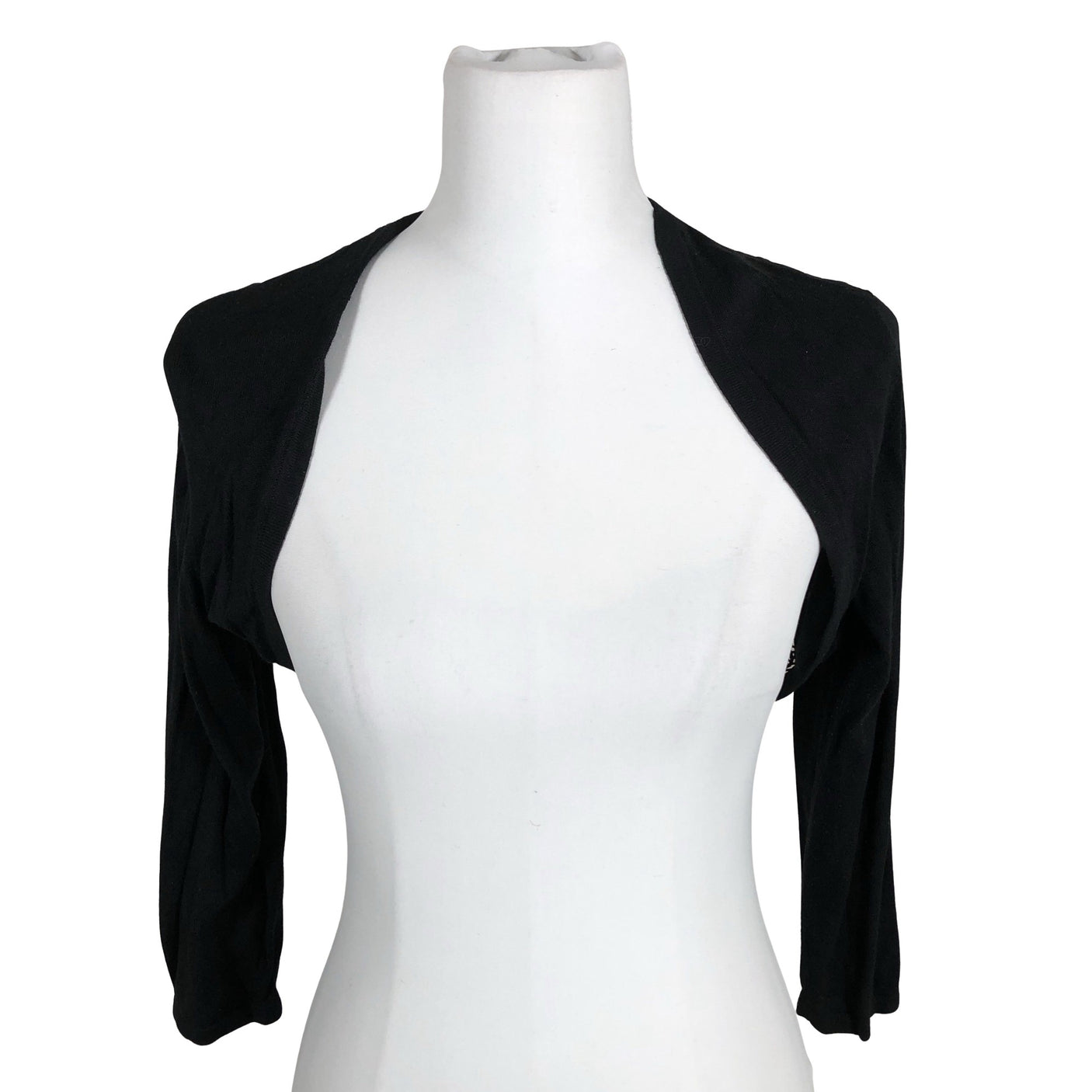 Unisex Esprit - Knit bolero jacket, size 40 - Black (3)