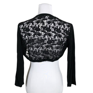 Unisex Esprit - Knit bolero jacket, size 38 - Black (4)