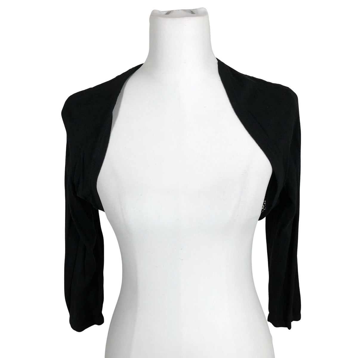 Unisex Esprit - Knit bolero jacket, size 38 - Black (2)