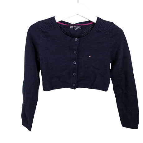 Unisex Tommy Hilfiger - Knit bolero jacket, size 104 - 110 - Blue ()