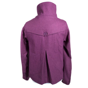 Unisex Soyaconcept - Wool coat, size 34 - Violet (2)