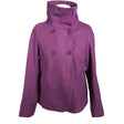 Unisex Soyaconcept - Wool coat, size 34 - Violet ()