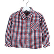 Unisex Kinderit - Collared shirt, size 86 - 92 - Red ()