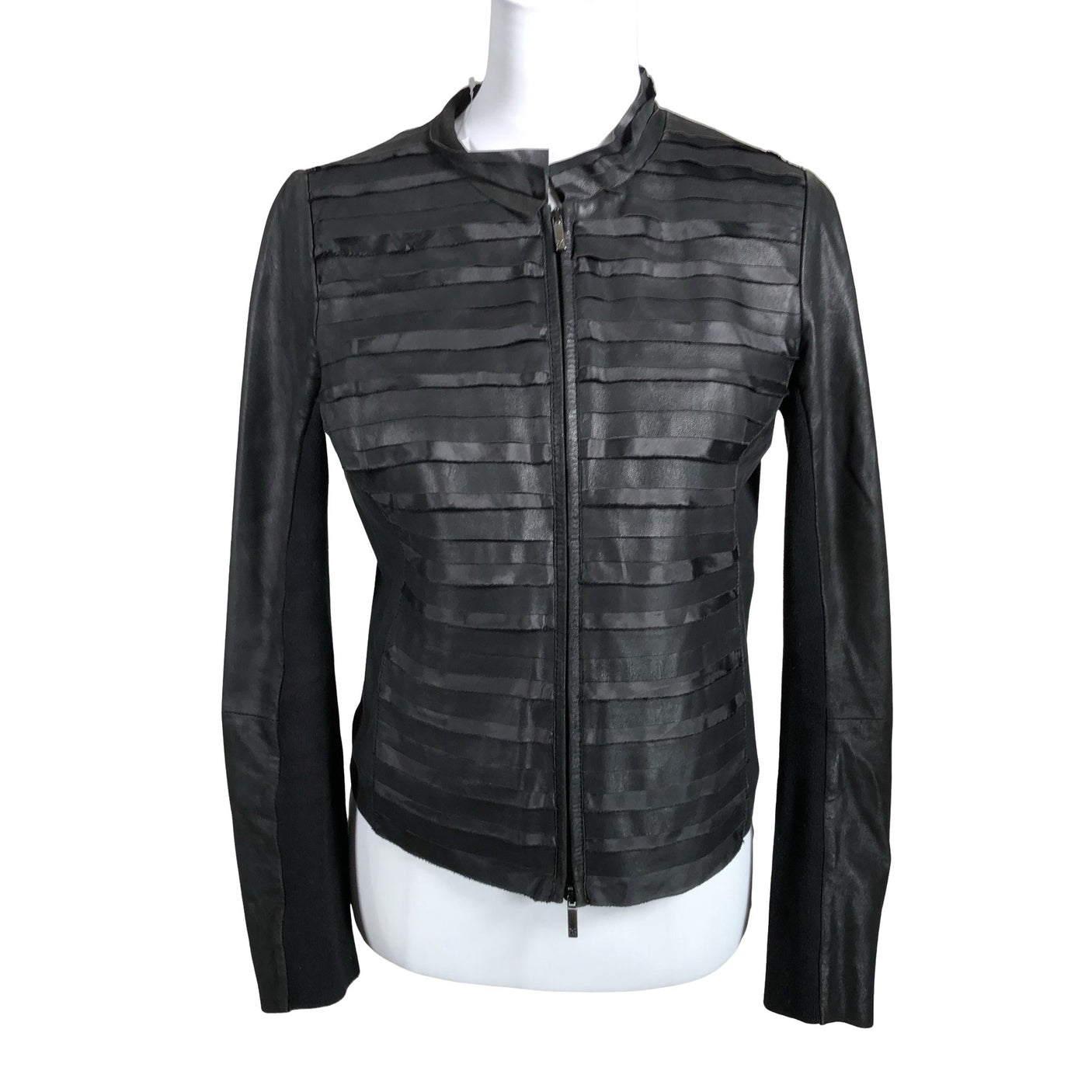 Unisex Weekend by MaxMara - Leather jacket, size 36 - Black (1)