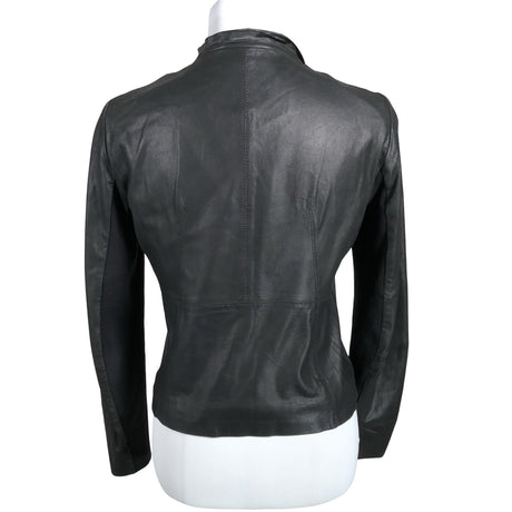 Unisex Weekend by MaxMara - Leather jacket, size 36 - Black (2)