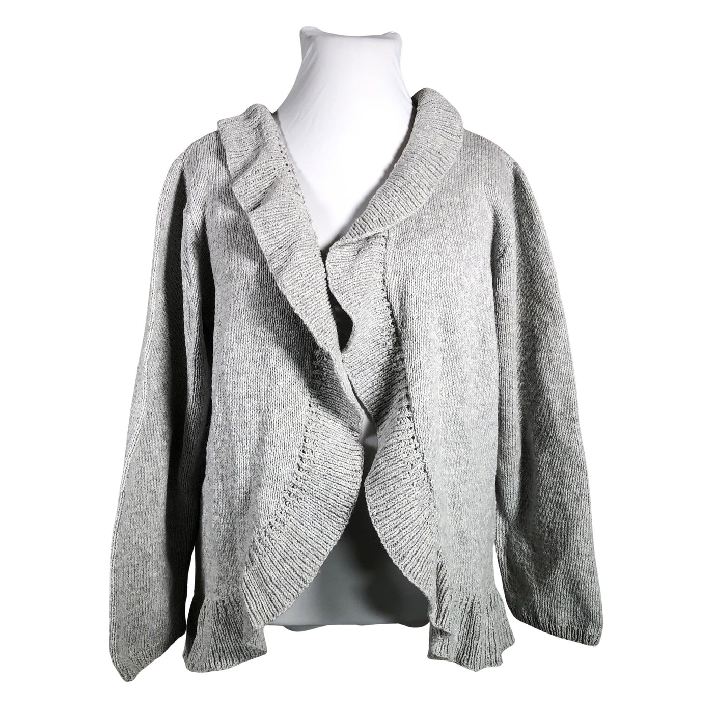 Unisex Handmade - Cardigan, size 46 - Gray (1)