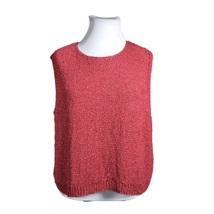 Unisex Handmade - Knit vest, size 46 - Pink (1)