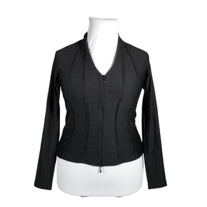 Unisex Rayure - Blouse, size 42 - Black (1)