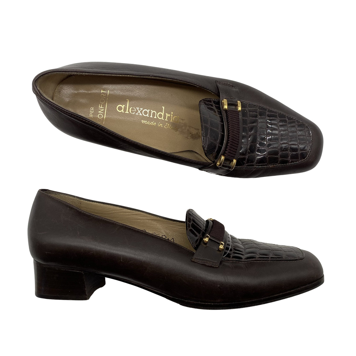 Unisex Alexandria - High heels, size 38 - Brown (1)