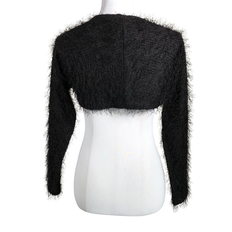 Unisex Mille - Knit bolero jacket, size 38 - Black (2)