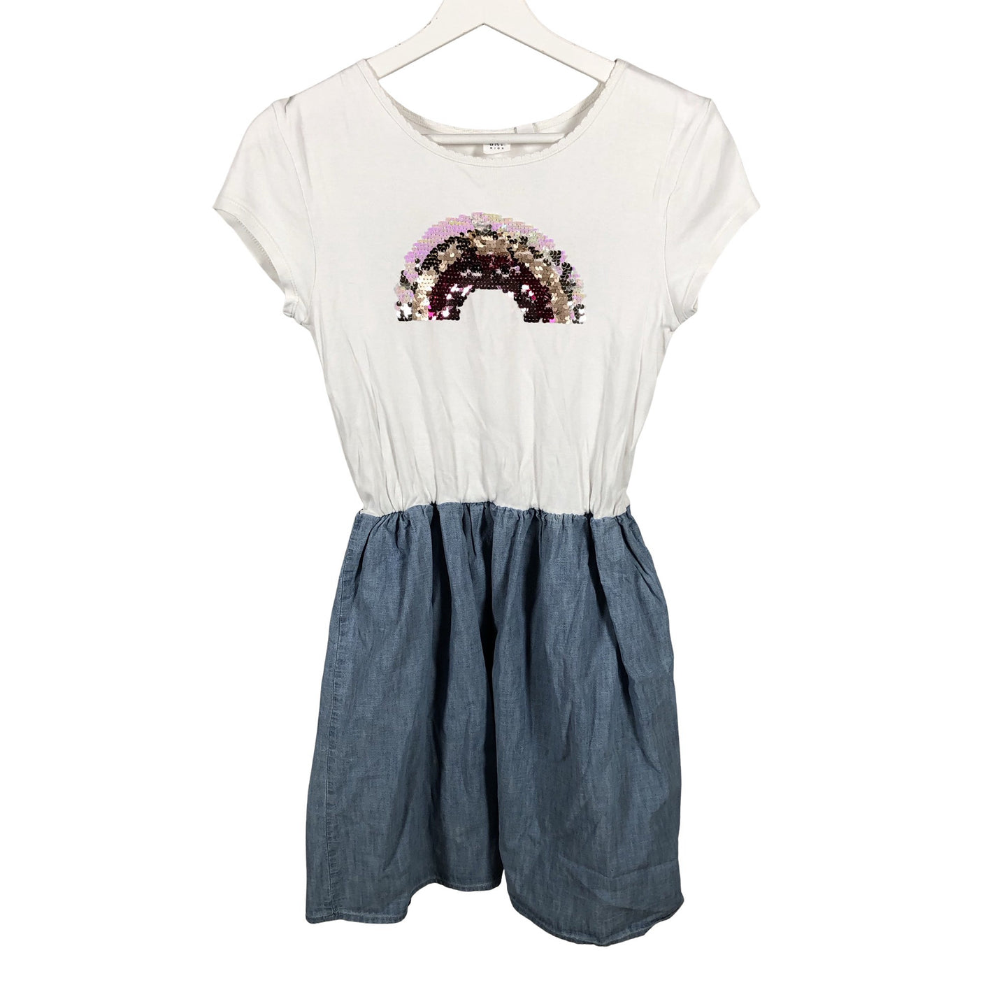 Unisex Gap - Tricot dress, size 164 - 170 - White (1)