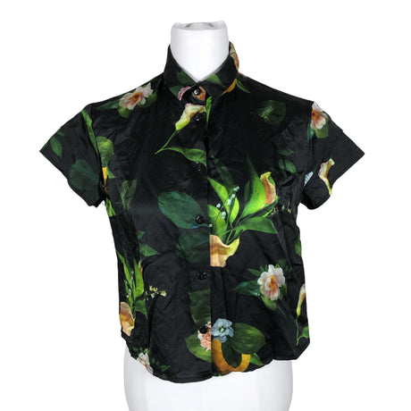 Unisex Uhana Design - Short-sleeved blouse, size 34 - Green (2)