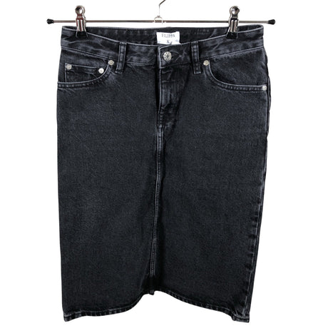 Unisex Filippa K. - Denim skirt, size 32 - Gray (2)