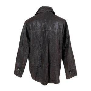 Unisex Big-L - Leather jacket, size XXXXL - Brown (2)