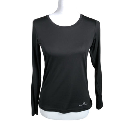 Unisex Ronhill - Sports shirt, long sleeve, size 34 - Black ()