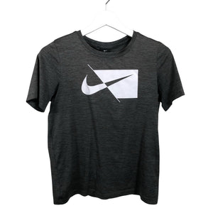 Unisex Nike - Sports shirt, short sleeve, size 152 - 158 - Gray (1)