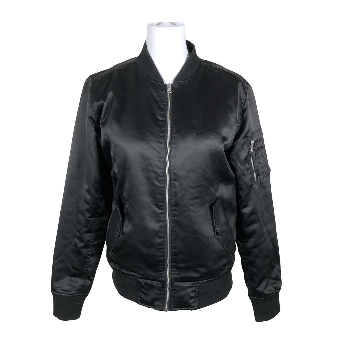 Unisex Urban Classics - Lightly padded jacket, size 40 - Black (2)