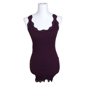 Unisex Rosemunde - Tricot tank top, size 36 - Violet (1)