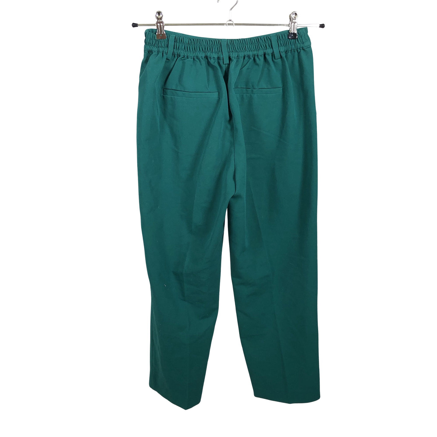 Unisex Kaffe - Straight leg trousers, size 34 - Green (2)