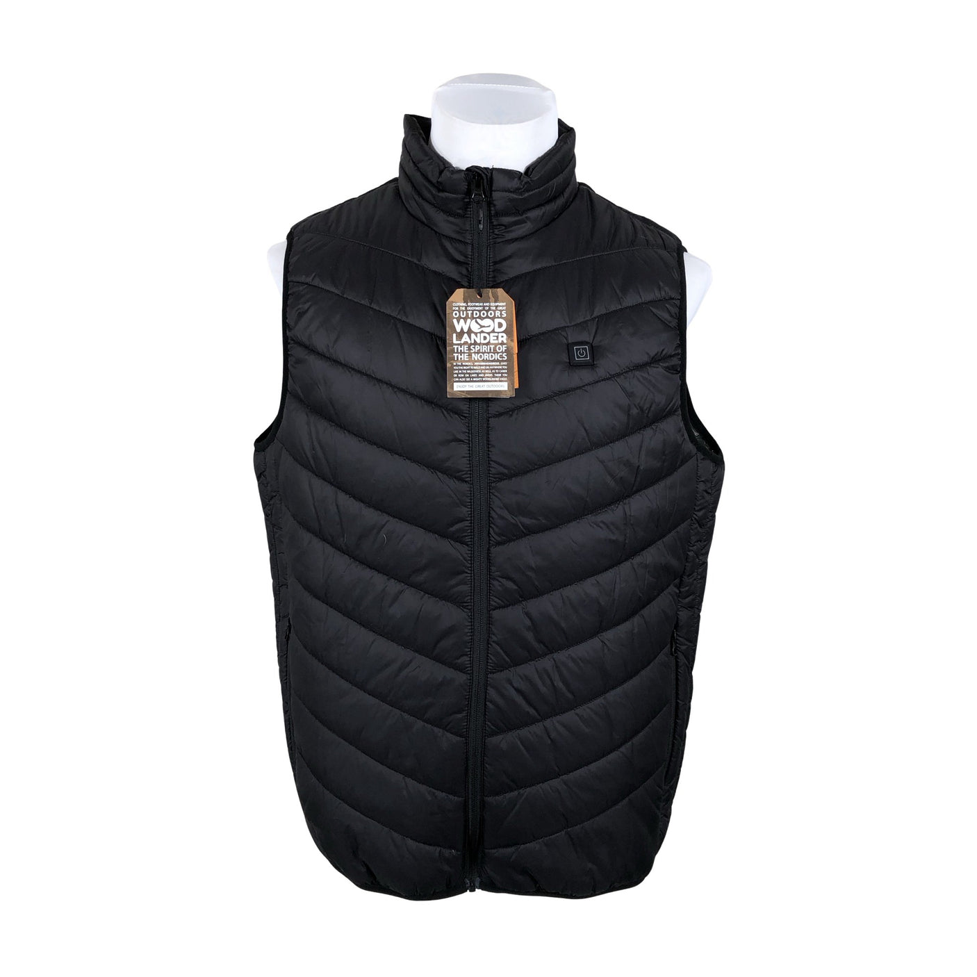 Unisex Woodlander - Winter vest, size L - Black (1)