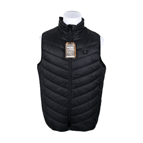 Unisex Woodlander - Winter vest, size L - Black ()