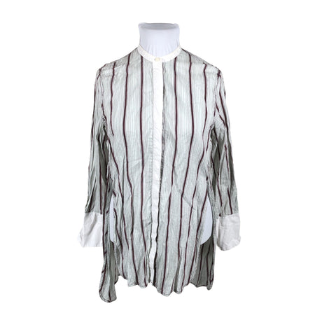 Unisex by Malene Birger - Schiffon tunic, size 36 - Gray ()