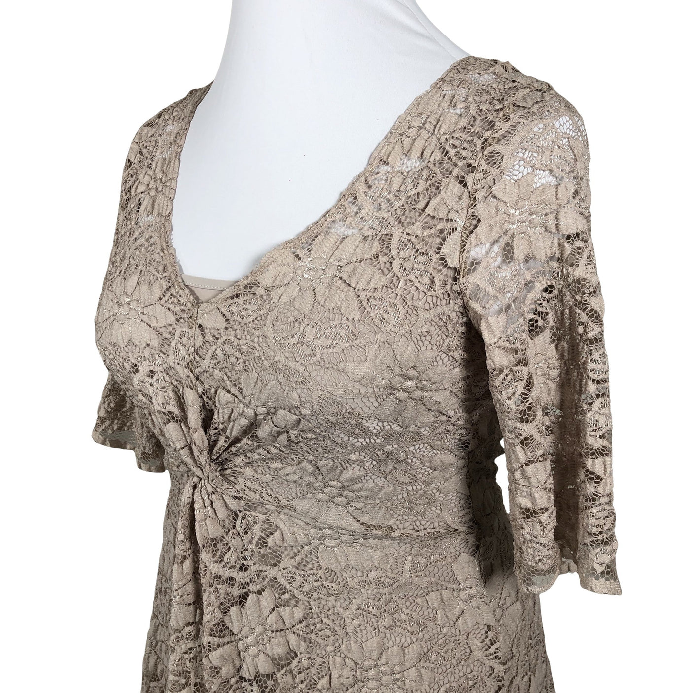 Unisex Andiata - Party dress, size 38 - Beige (2)