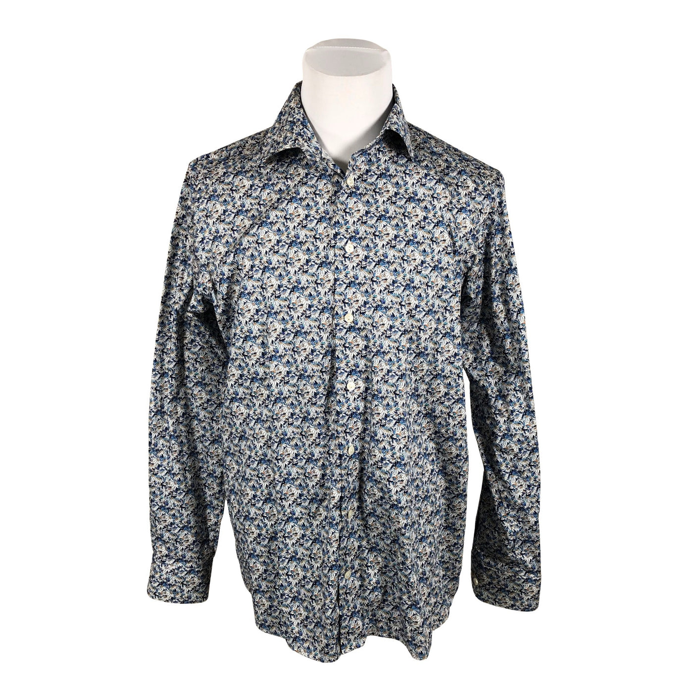 Unisex Eton - Collared shirt, size L - Blue (1)