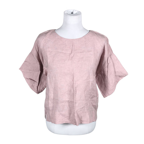 Unisex Nouki - Short-sleeved blouse, size 36 - Light pink ()