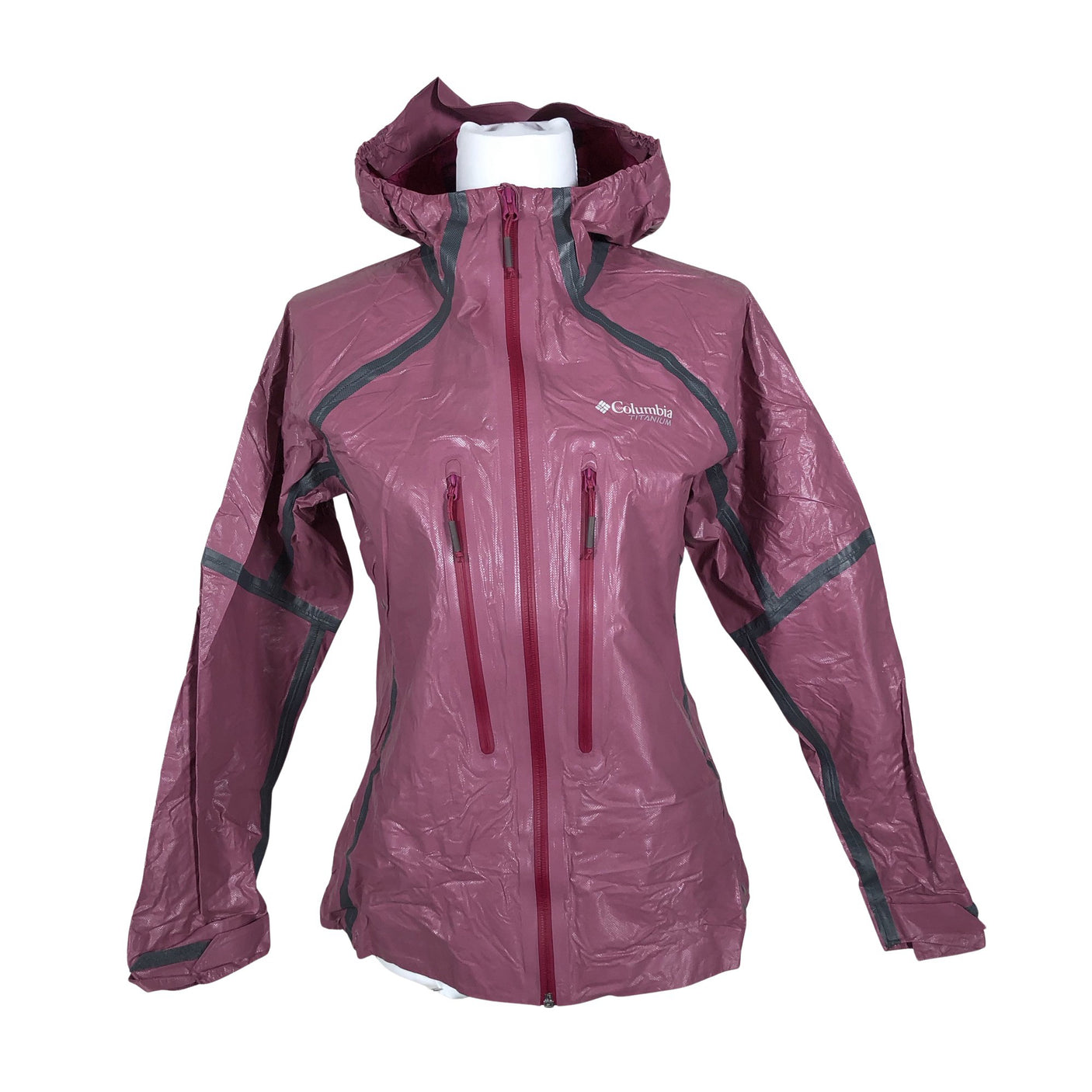 Unisex Columbia - Outdoor jacket, size 38 - Wine red (1)