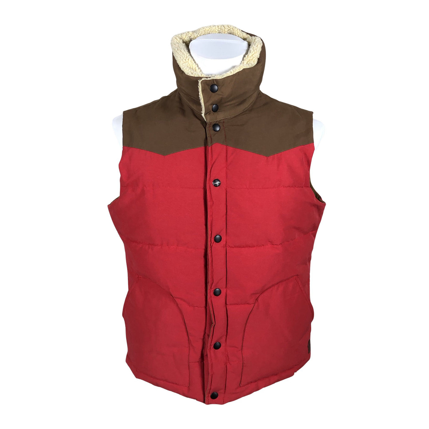 Unisex Scotch&Soda - Winter vest, size L - Red (1)