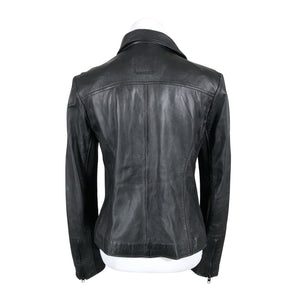 Unisex Tigha - Leather jacket, size 40 - Black (3)