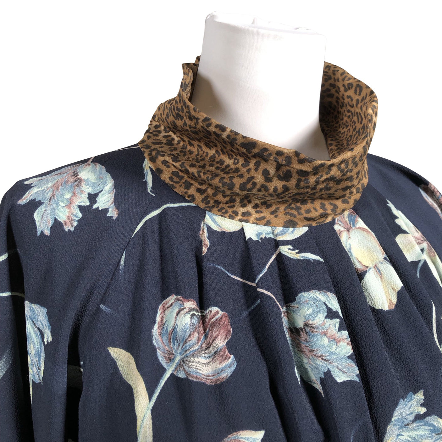 Unisex Sand - Schiffon dress, size 40 - Blue (3)